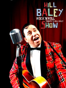 Hill Baley - Bill Haley Rock n Roll Tribute Show Profi-Sänger für 50s und 60s Event, Feier, Geburtstag, Hochzeit, Fifties Partys, Oldtimer-Treffen buchen. Bill Haley Double, Doppelgänger. Der besondere Liveact. Gehen Sie mit Hill Baley dem Bill Haley Tribute Artist auf eine Zeitreise in die wilden fünfziger Jahre. Hill Baley's Rock'n'Roll Show ist der Legende Bill Haley gewidmet! Der Vater des Rock'n'Roll veränderte mit seinem Sound die Musikgeschichte. Hill Baley singt die großen Hits wie: Rock around the clock, See you later aligator, Shake rattle and roll und viele mehr...Rockabilly - RockNroll - Rock'n'Roll - Oldies Sänger buchen