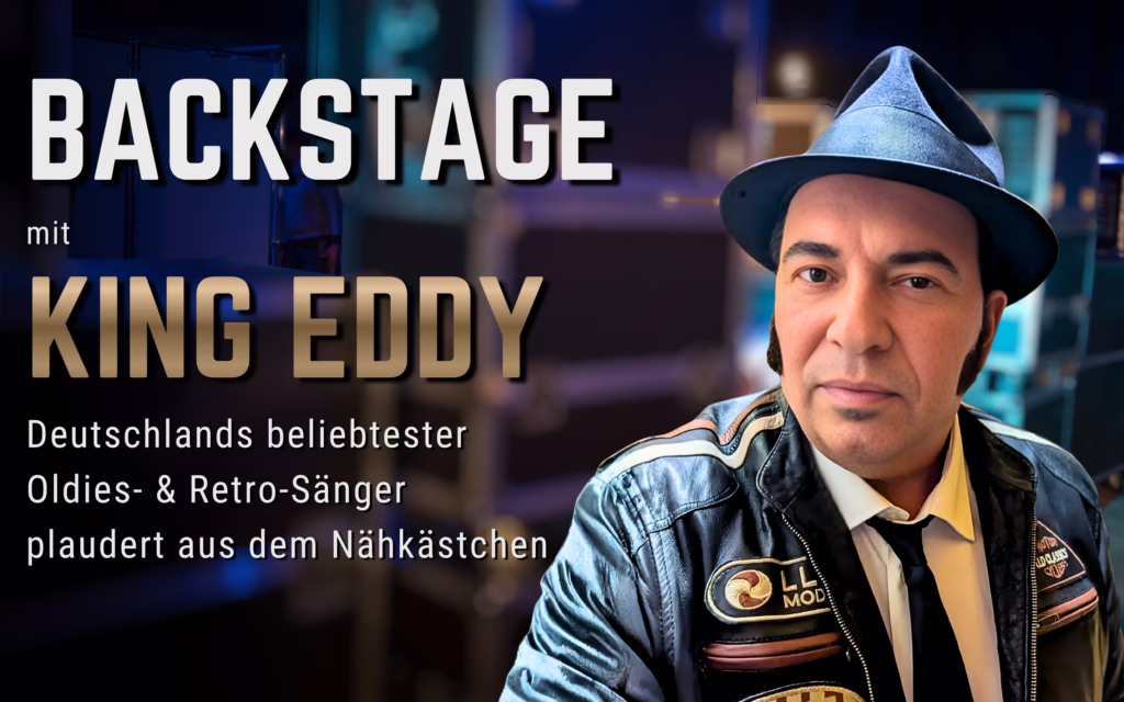 King Eddy gewährt exklusive Backstage-Einblicke: Von Setlist & Kostüm bis Technik & Logistik. Rekord-Routine trifft Herz fürs Detail – für Firmenfeiern, Stadtfeste und private Highlights.
